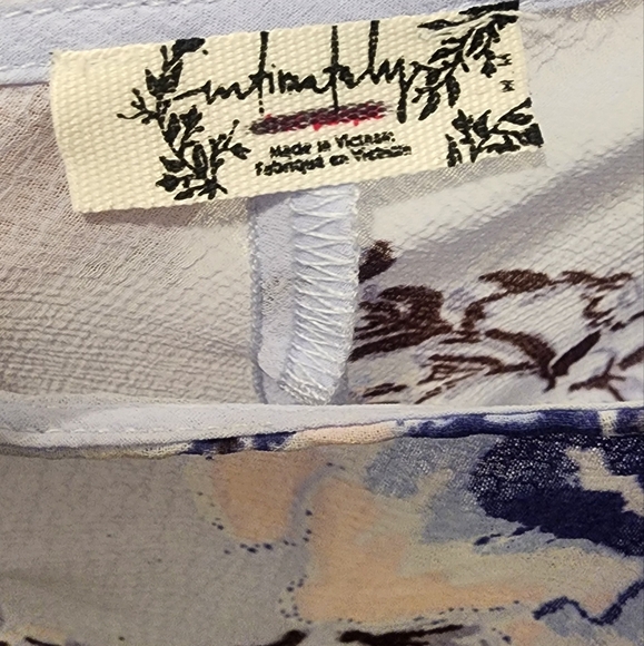 NWOT Intimately Free People Getting Out Slip Dress with Light Blue Floral Dress - Picture 5 of 5